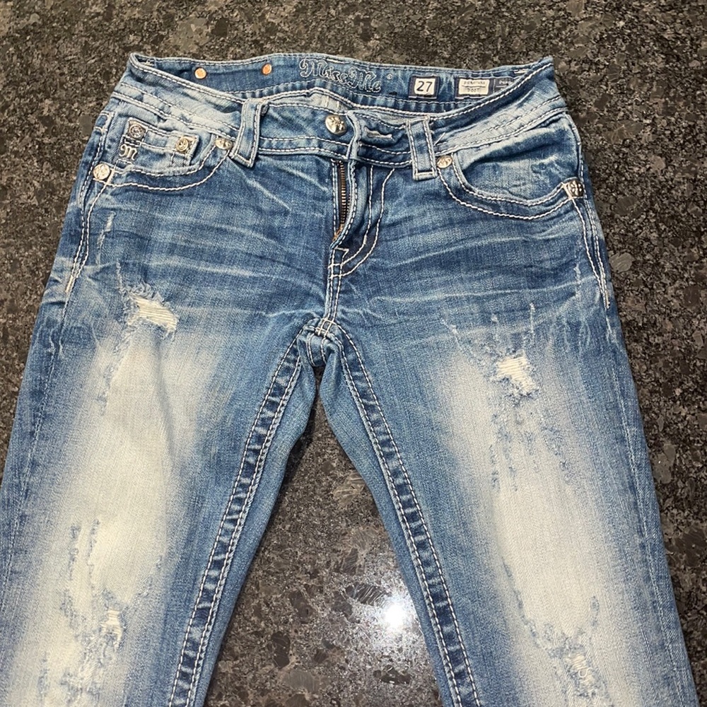 Miss me signature boot cut jeans size 27